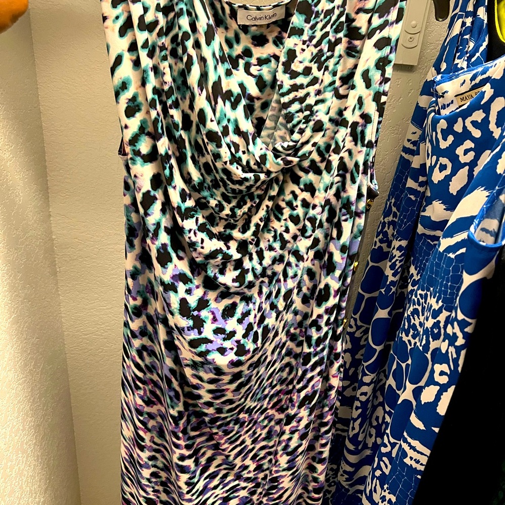 Cheetah print dress